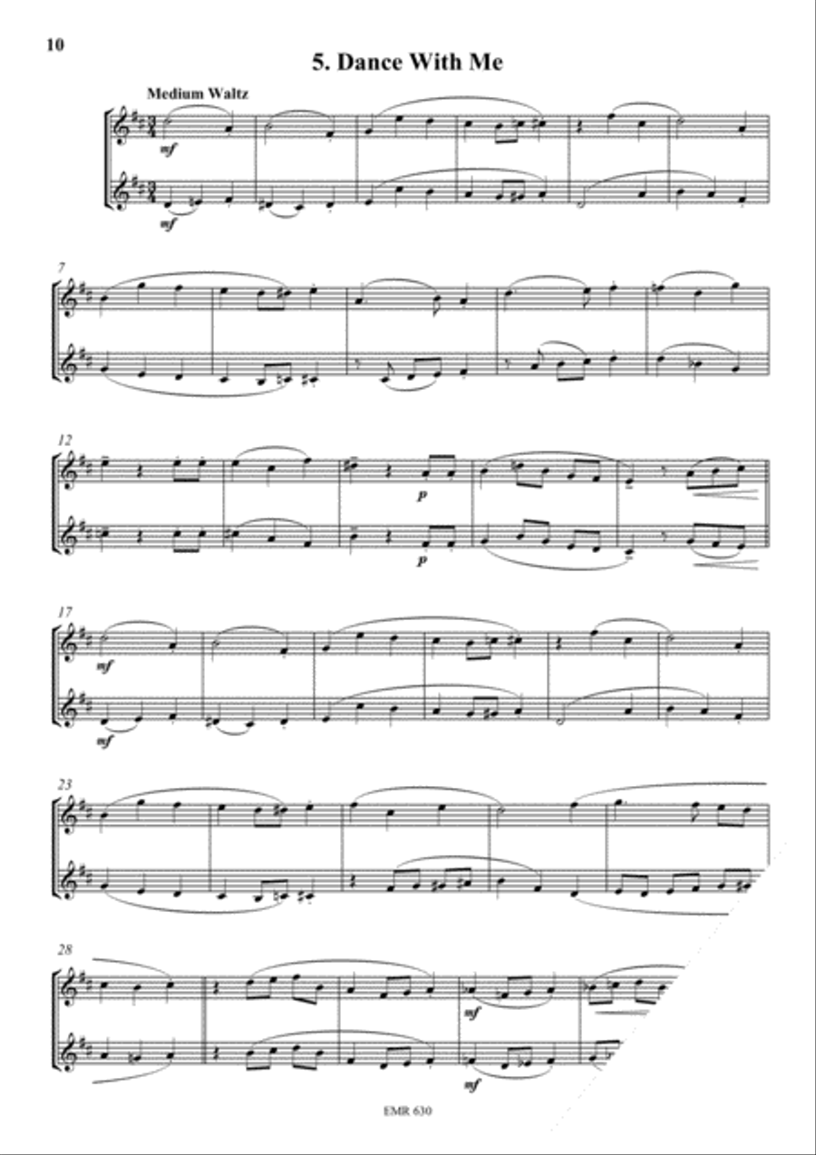 8 Happy Pieces Trombone Duet scores gallery preview page 7