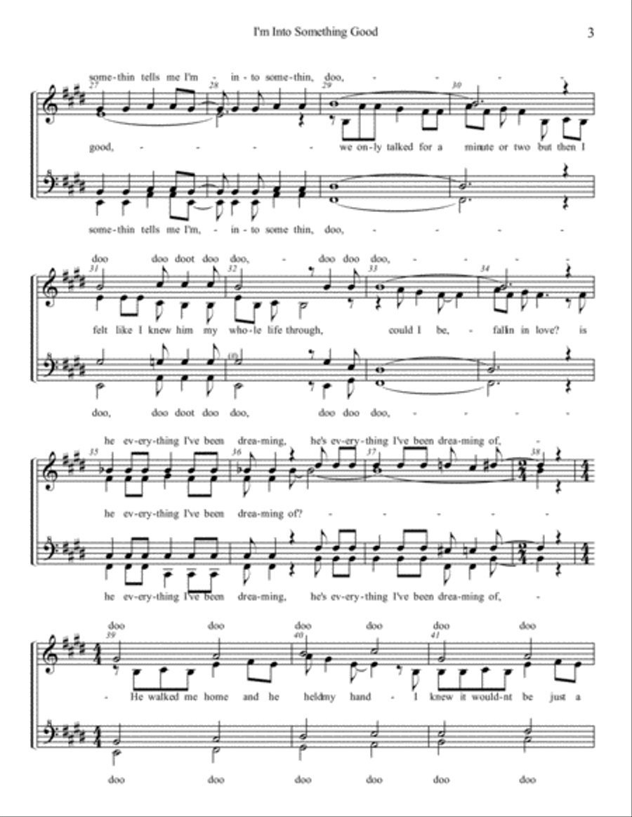 I'm Into Something Good SSAA scores gallery preview page 3