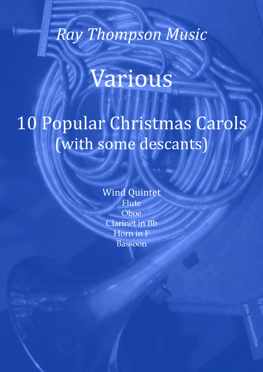 10 Popular Christmas Carols (With Some Descants) - wind quintet image number null
