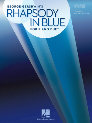 Book cover for Rhapsody in Blue for Piano Duet