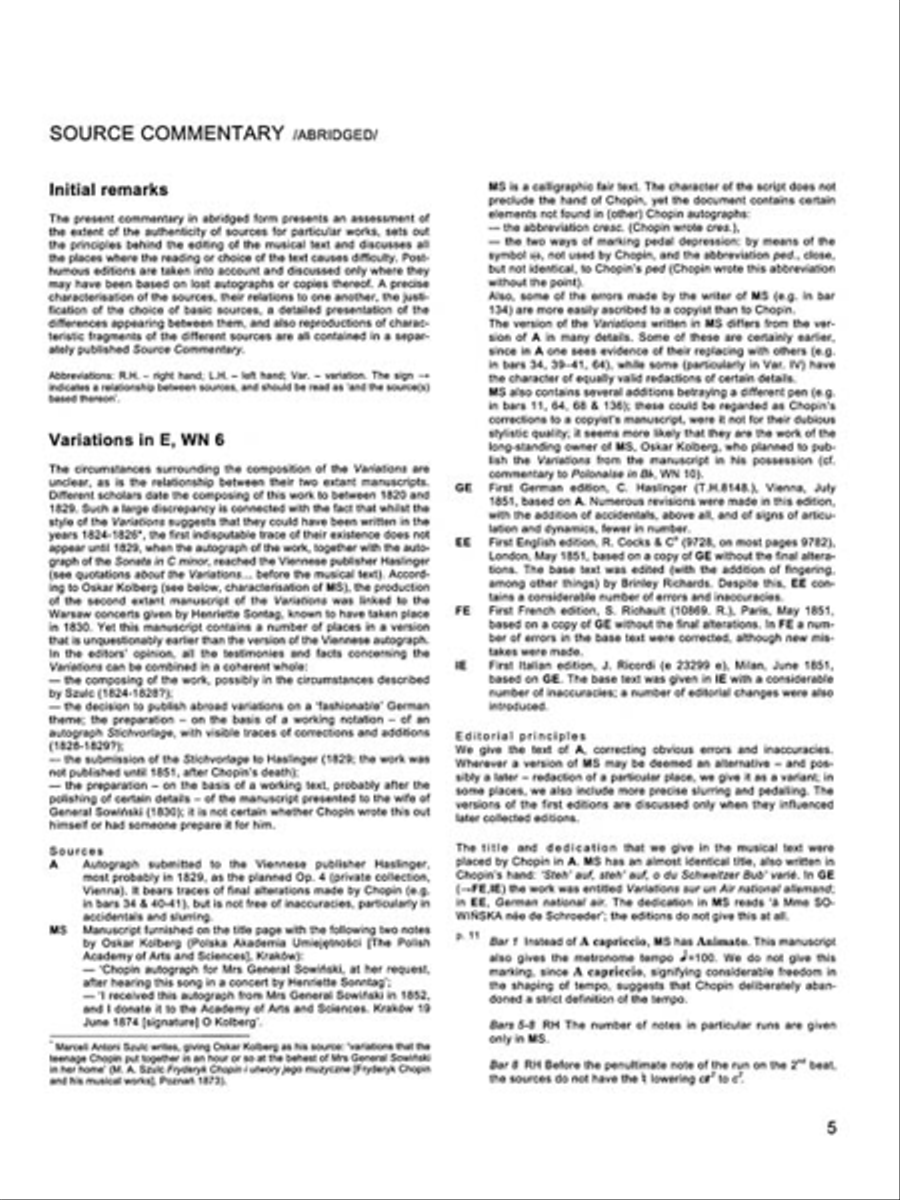 Variations in E and Sonata in C Minor Piano Solo scores gallery preview page 6