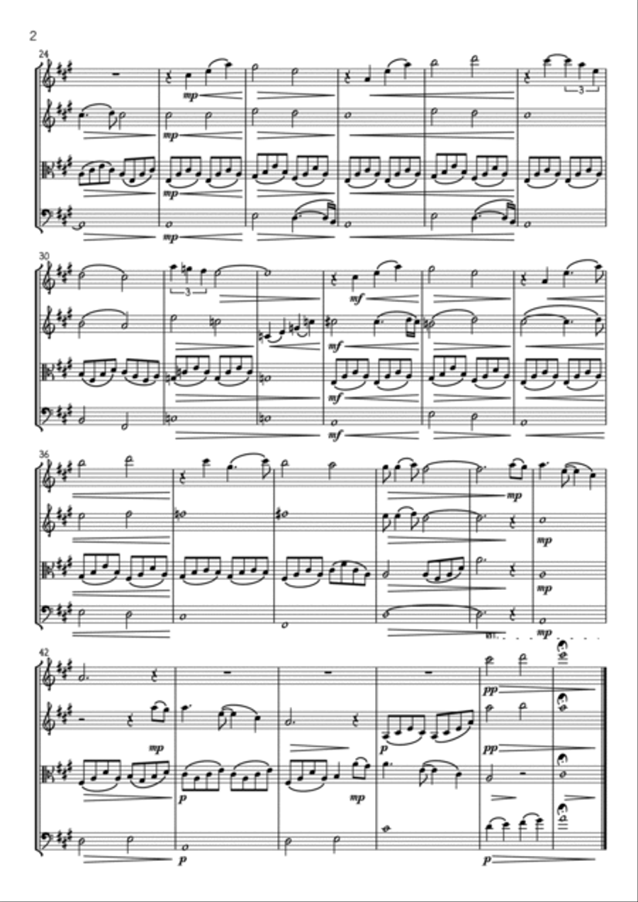 I Know You By Heart I Know You By Heart String Quartet scores gallery preview page 2