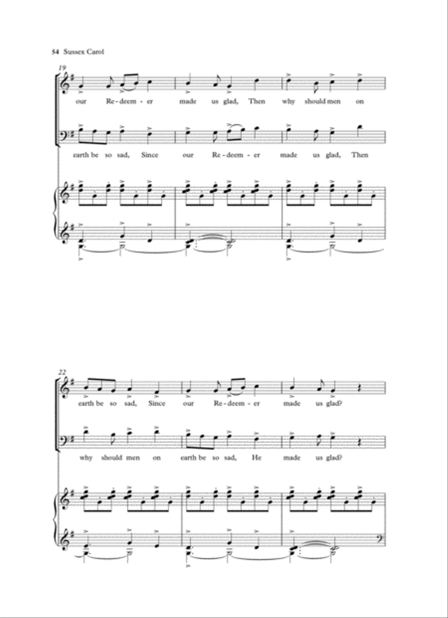 Bob Chilcott Carols 2 4-Part scores gallery preview page 7