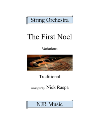 Book cover for The First Noel (Variations for String Orchestra) Full Set