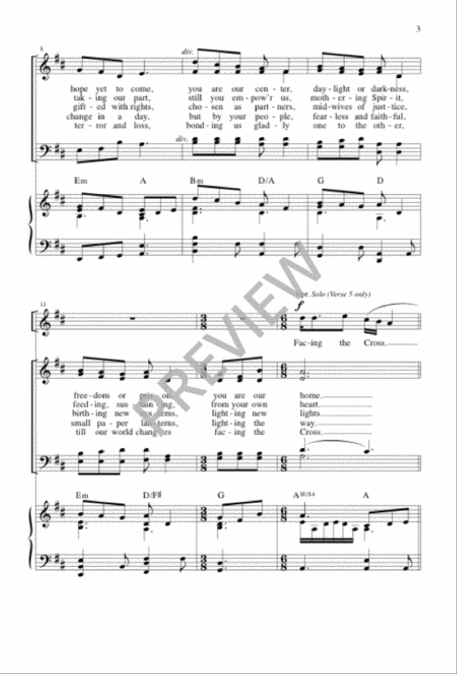 Fresh as the Morning 4-Part scores gallery preview page 3
