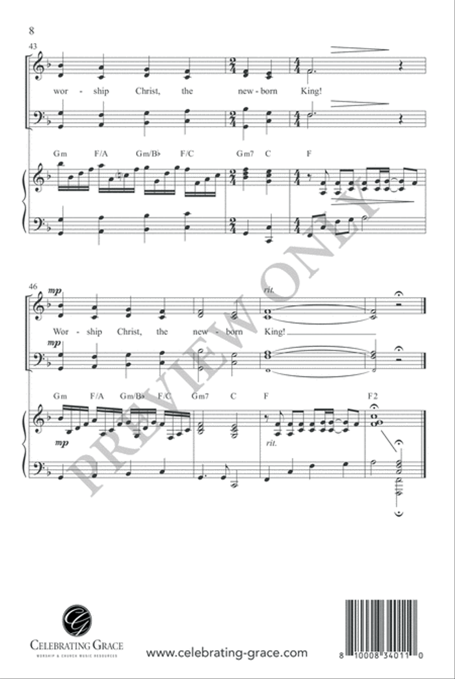 Christmas Offering 4-Part scores gallery preview page 8