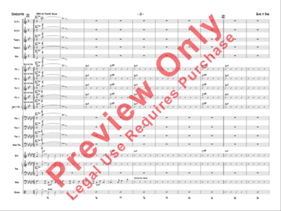 Give It One Give It One Jazz Ensemble scores gallery preview page 11