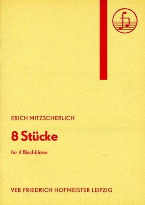 Book cover for Acht Stucke fur vier Blechblaser