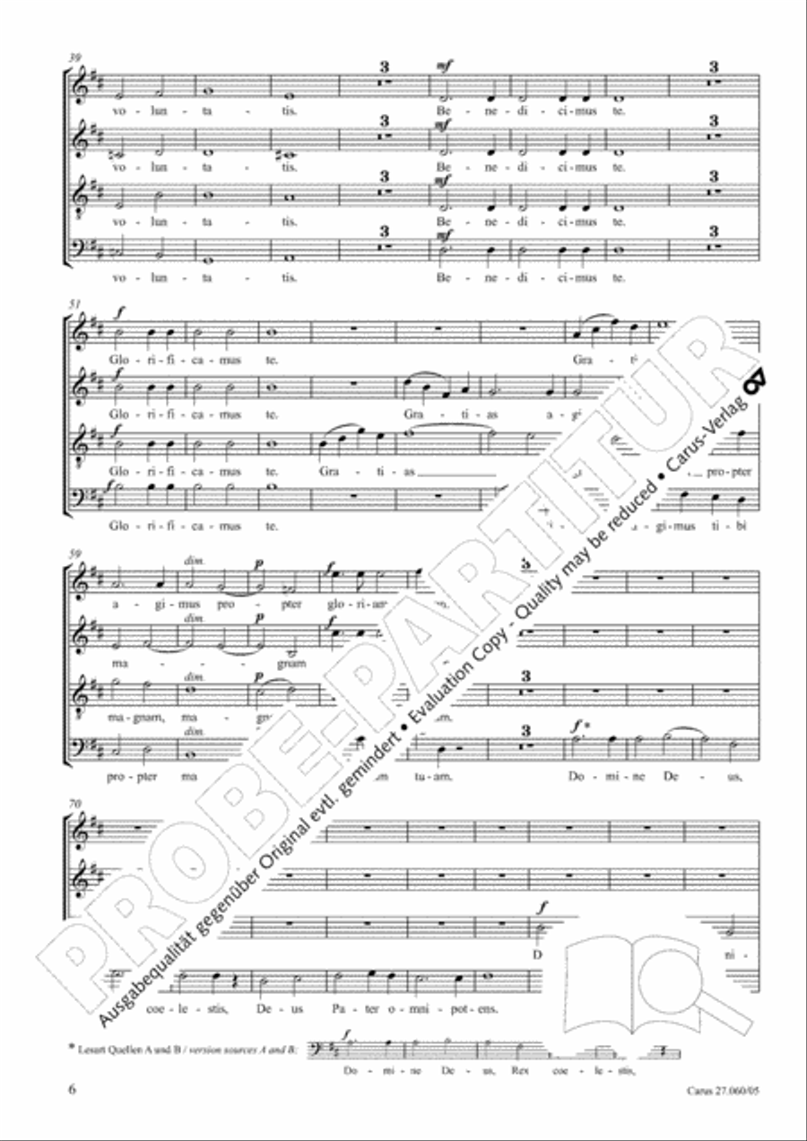 Messe a quatre voix 4-Part scores gallery preview page 7