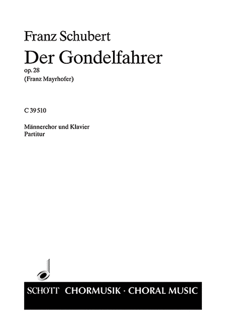 Gondelfahrer, Op. 28