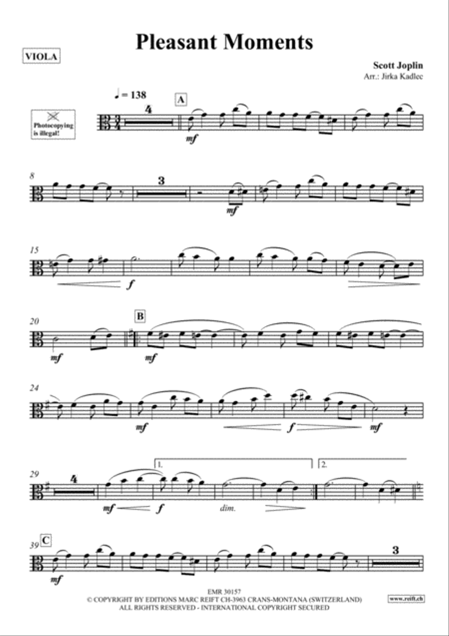 Pleasant Moments Viola scores gallery preview page 2