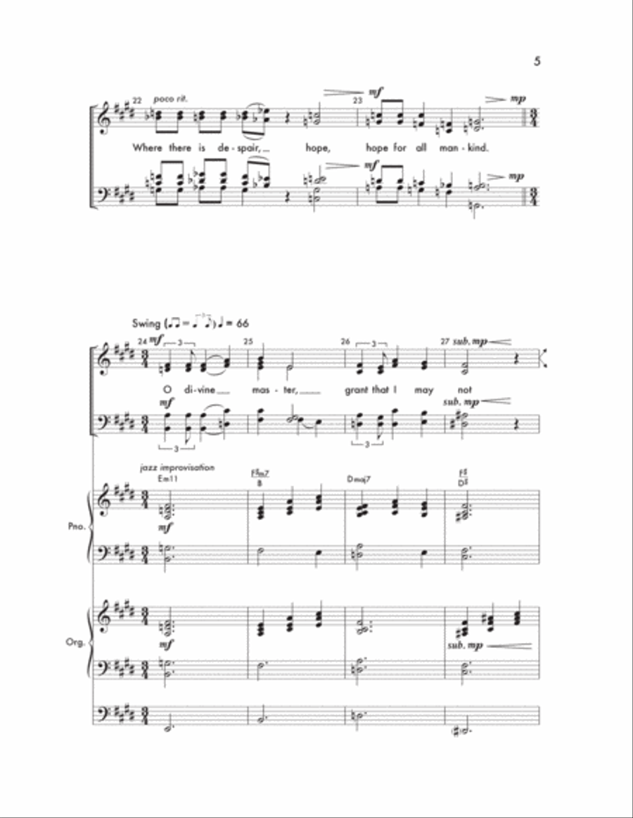 Prayer For The Congregation Divisi scores gallery preview page 4