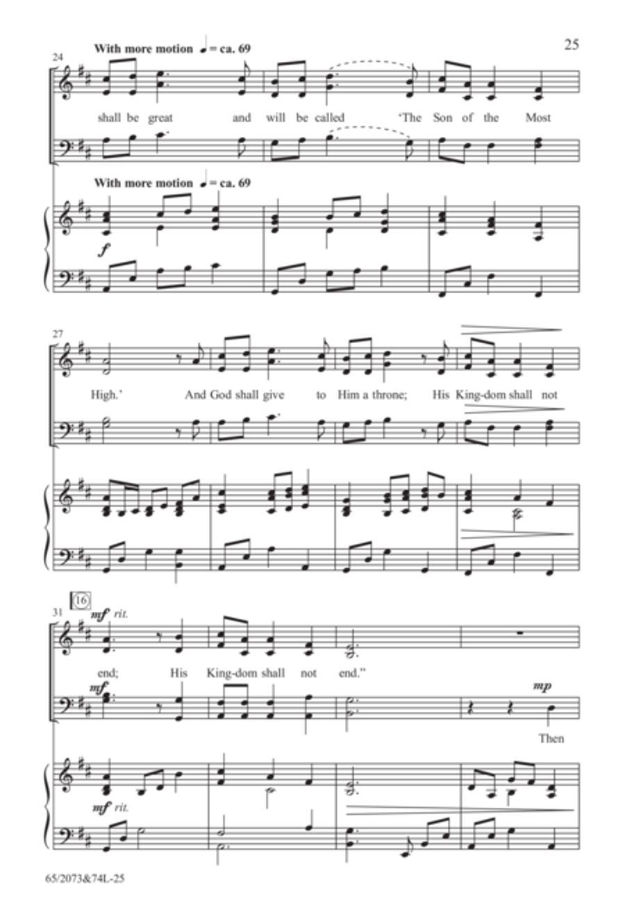 Go Sing It on the Mountain - SATB Score with Performance CD 4-Part scores gallery preview page 13