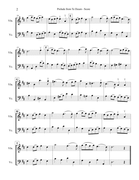 Charpentier Te Deum for Violin and Cello image number null
