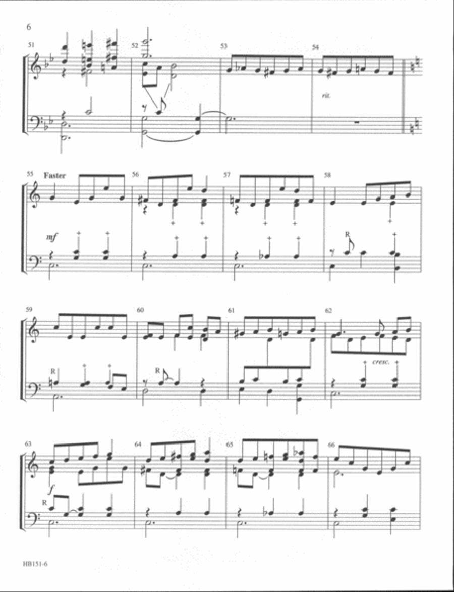 Slow Waltz (Psalm 130) 5-Octaves scores gallery preview page 6