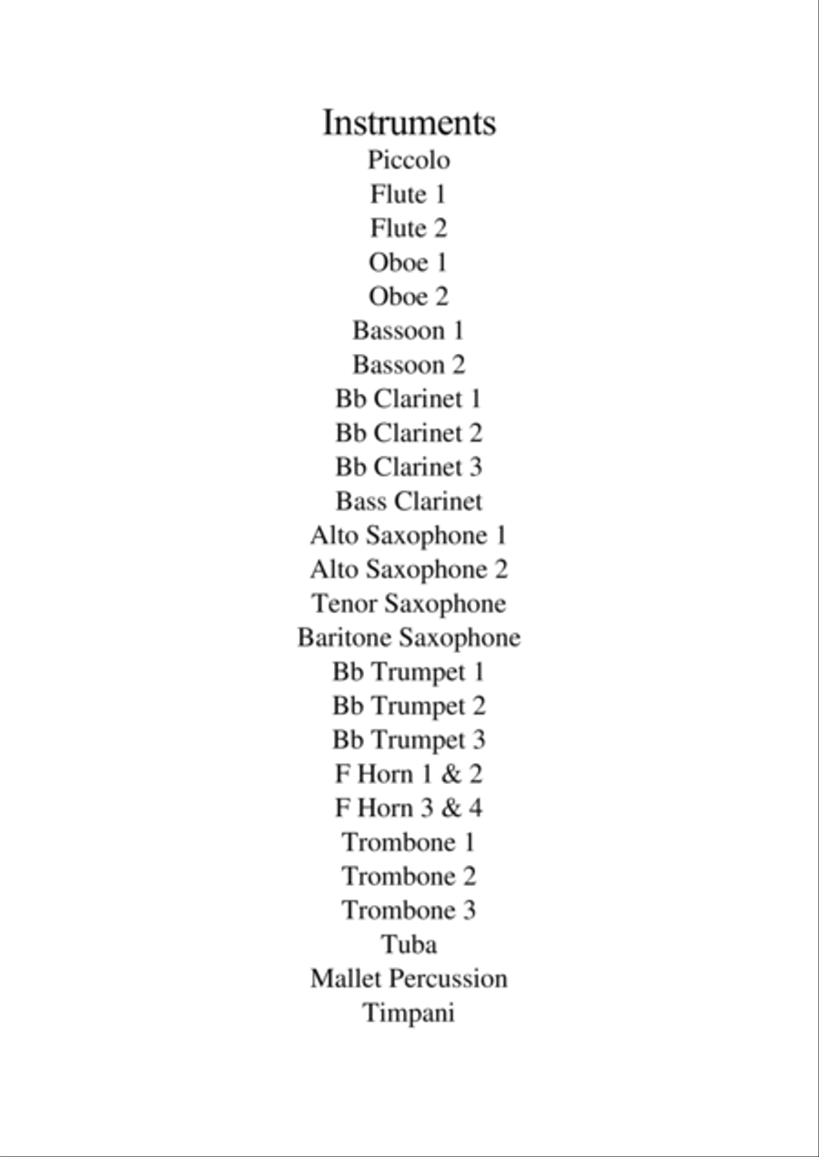 Freyja Concert Band scores gallery preview page 3