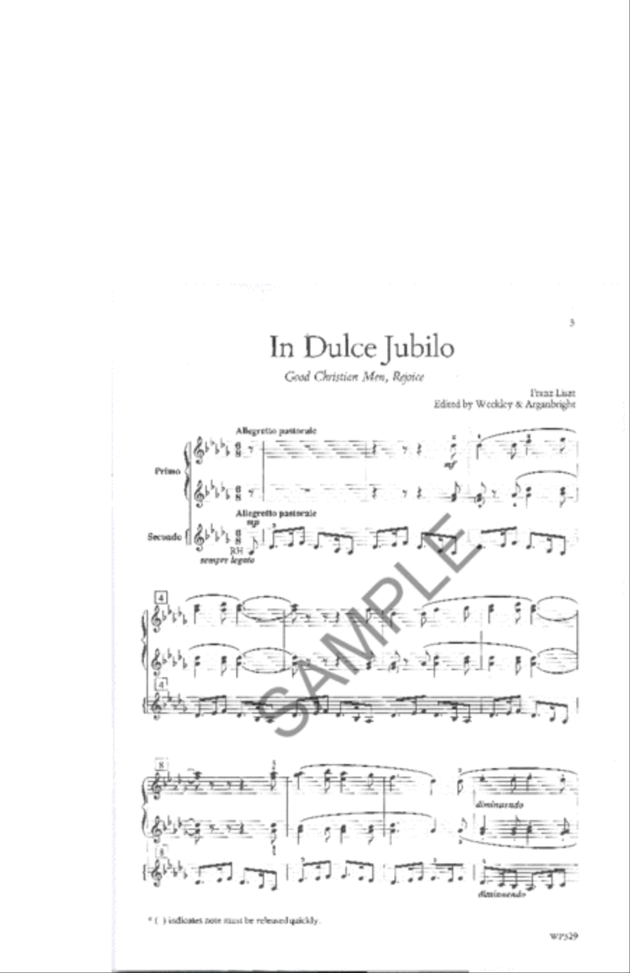 Christmas Liszt For Two Christmas Liszt For Two 1 Piano, 4-Hands scores gallery preview page 2