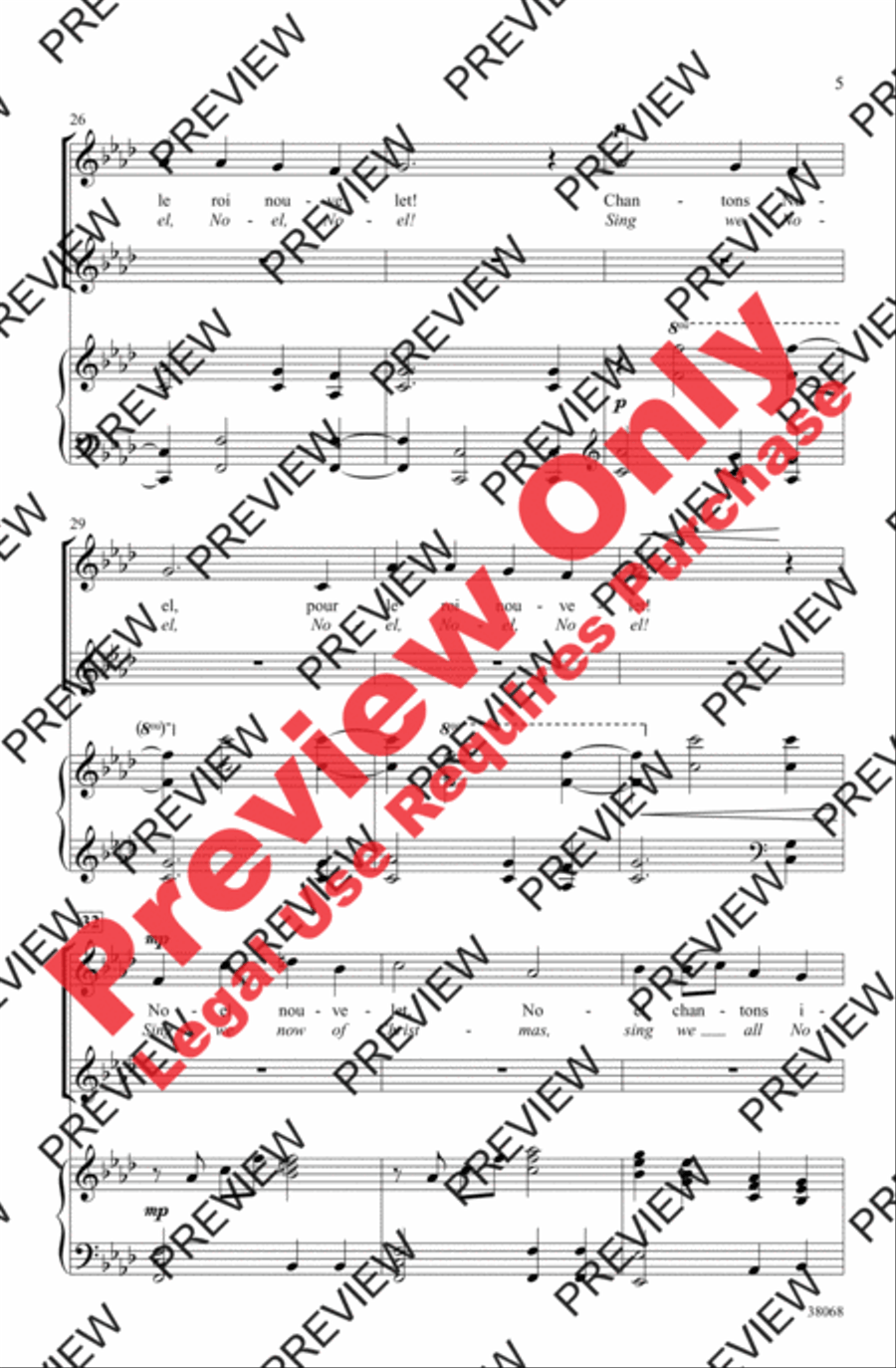 Two French Noels 2-Part scores gallery preview page 15