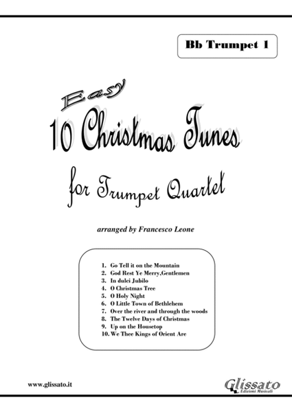 10 Easy Christmas Tunes - Trumpet Quartet (set of parts) image number null