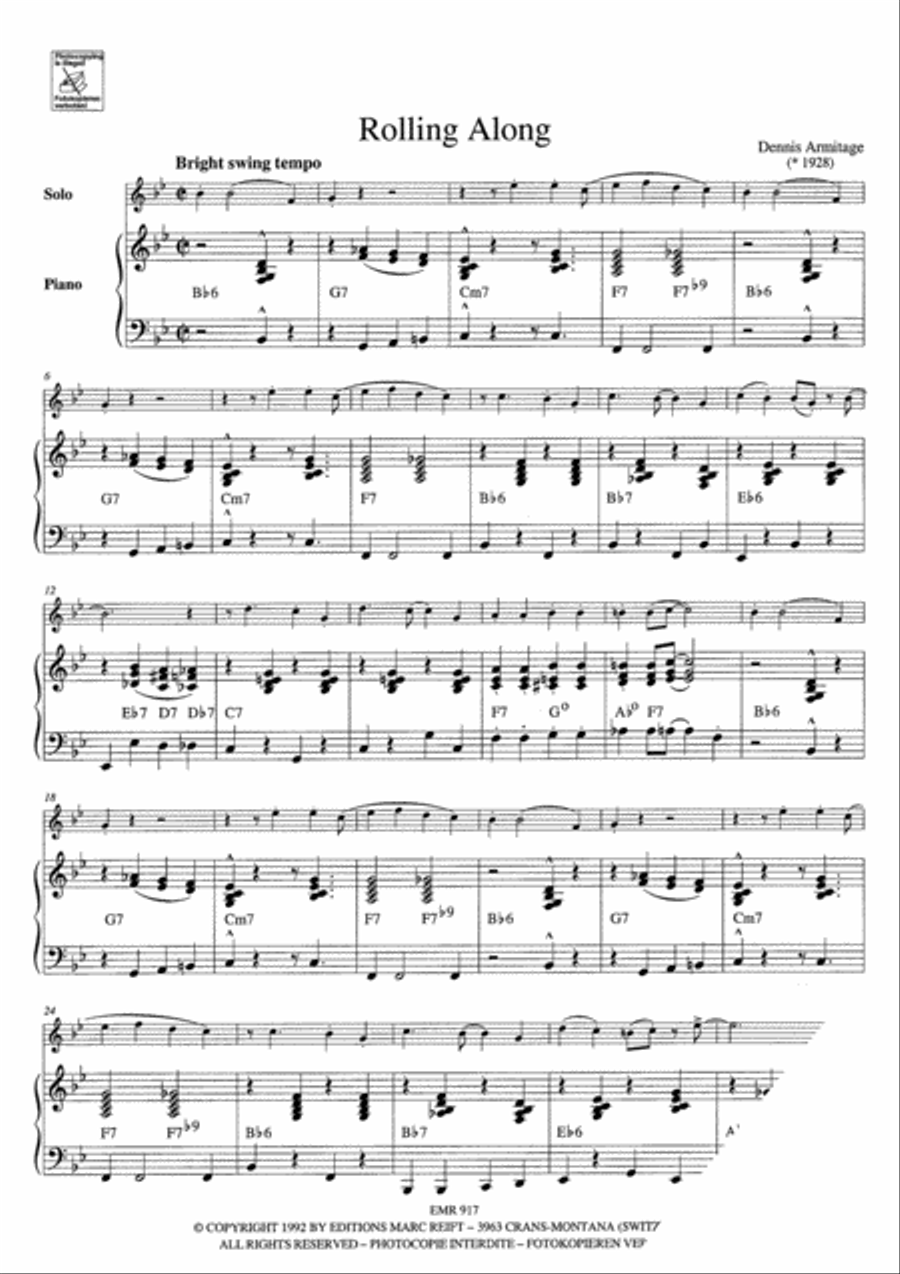Swing Swing Flute Duet scores gallery preview page 3