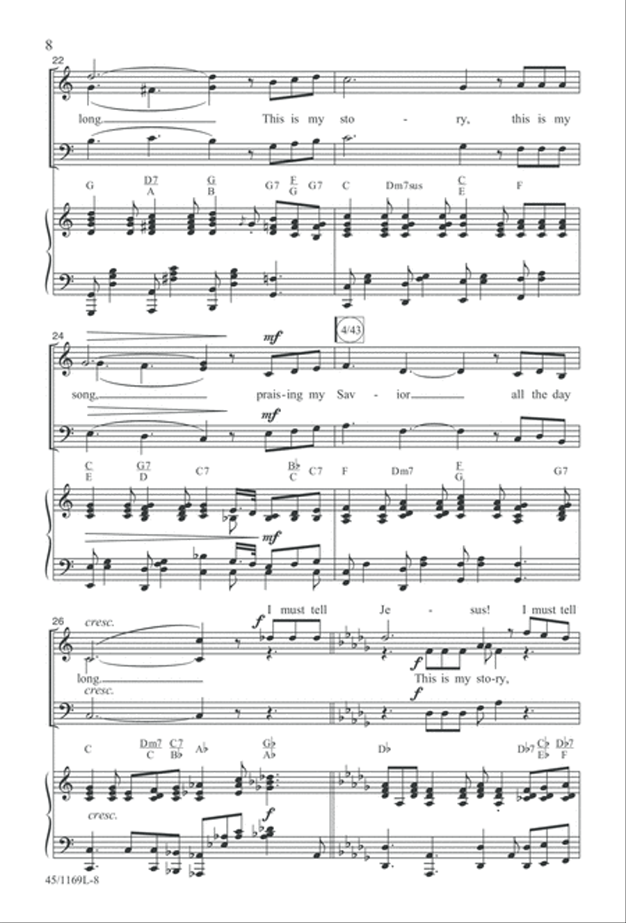 Simply Southern Gospel 3-Part scores gallery preview page 8