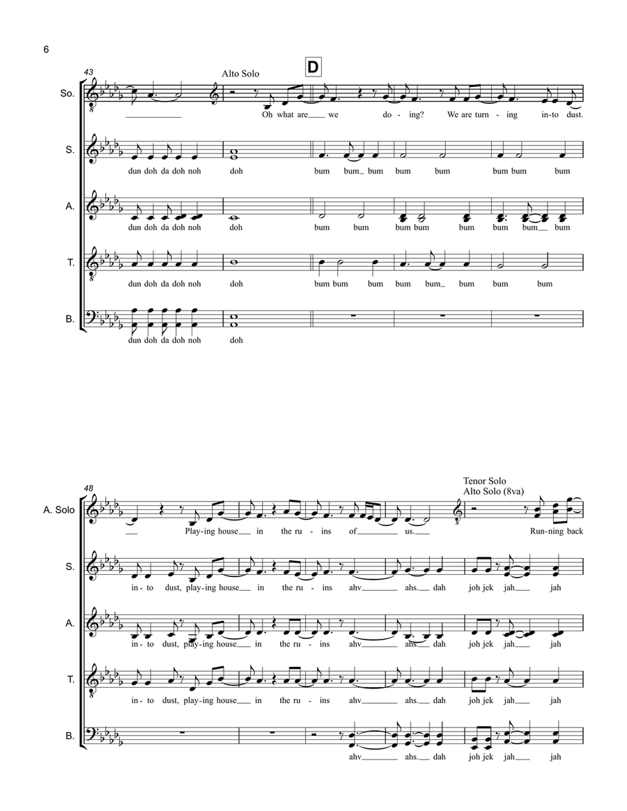 Broken Strings 4-Part scores gallery preview page 6