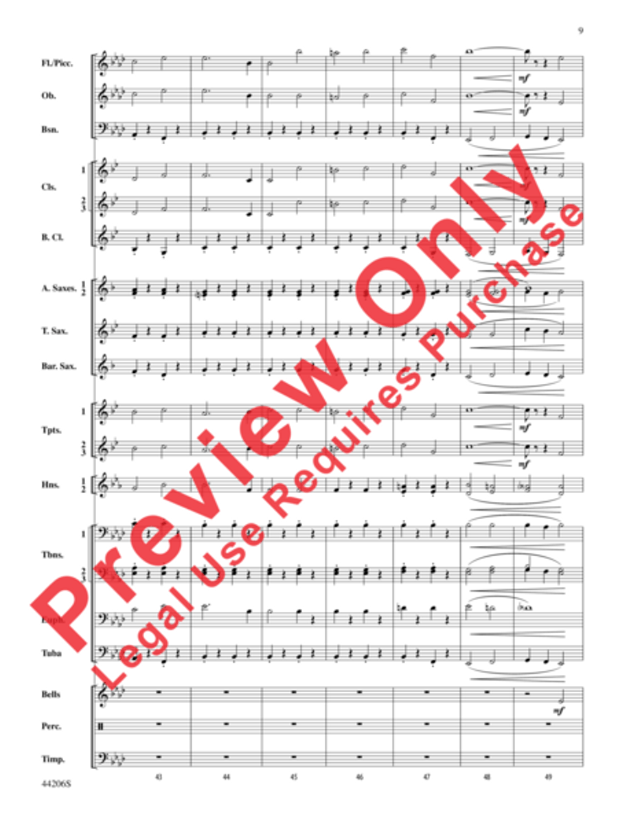 March America Concert Band scores gallery preview page 10