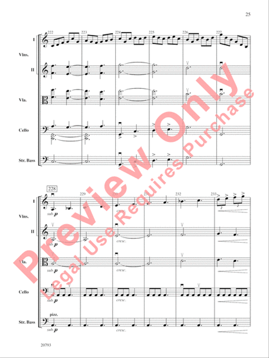 The Idylls of Pegasus String Orchestra scores gallery preview page 26