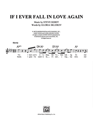 If I Ever Fall in Love Again