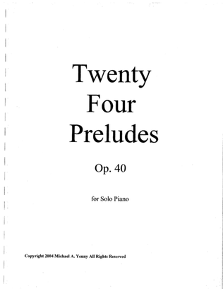 24 Preludes, op. 40
