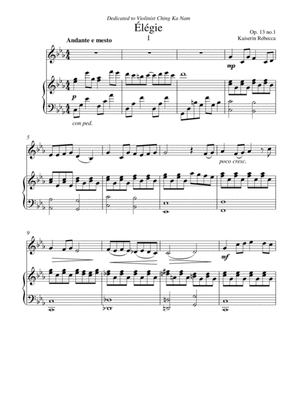 Élégie I (op.13 no.1)