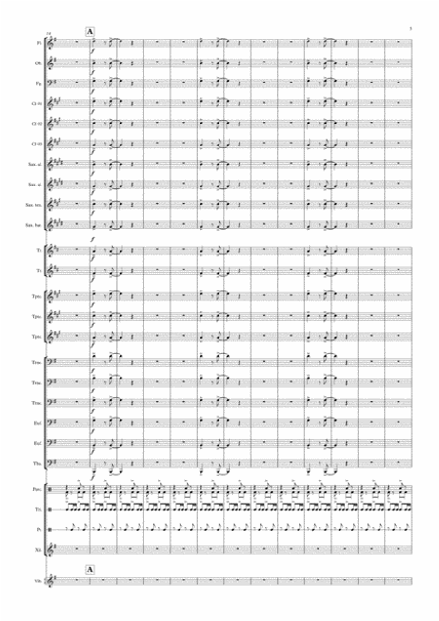 Frevo Mulher Frevo Mulher Concert Band scores gallery preview page 3