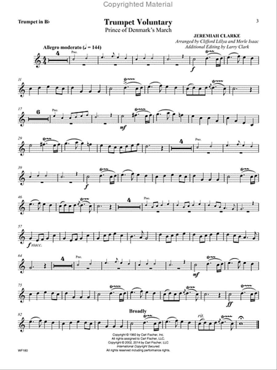 Festival Classics for Trumpet Trumpet Solo scores gallery preview page 2