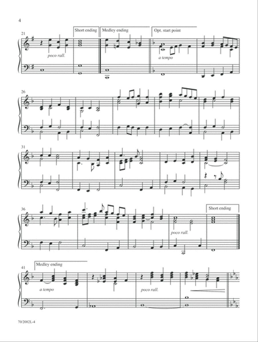 Prayludes of Praise (Digital Delivery) Organ scores gallery preview page 4