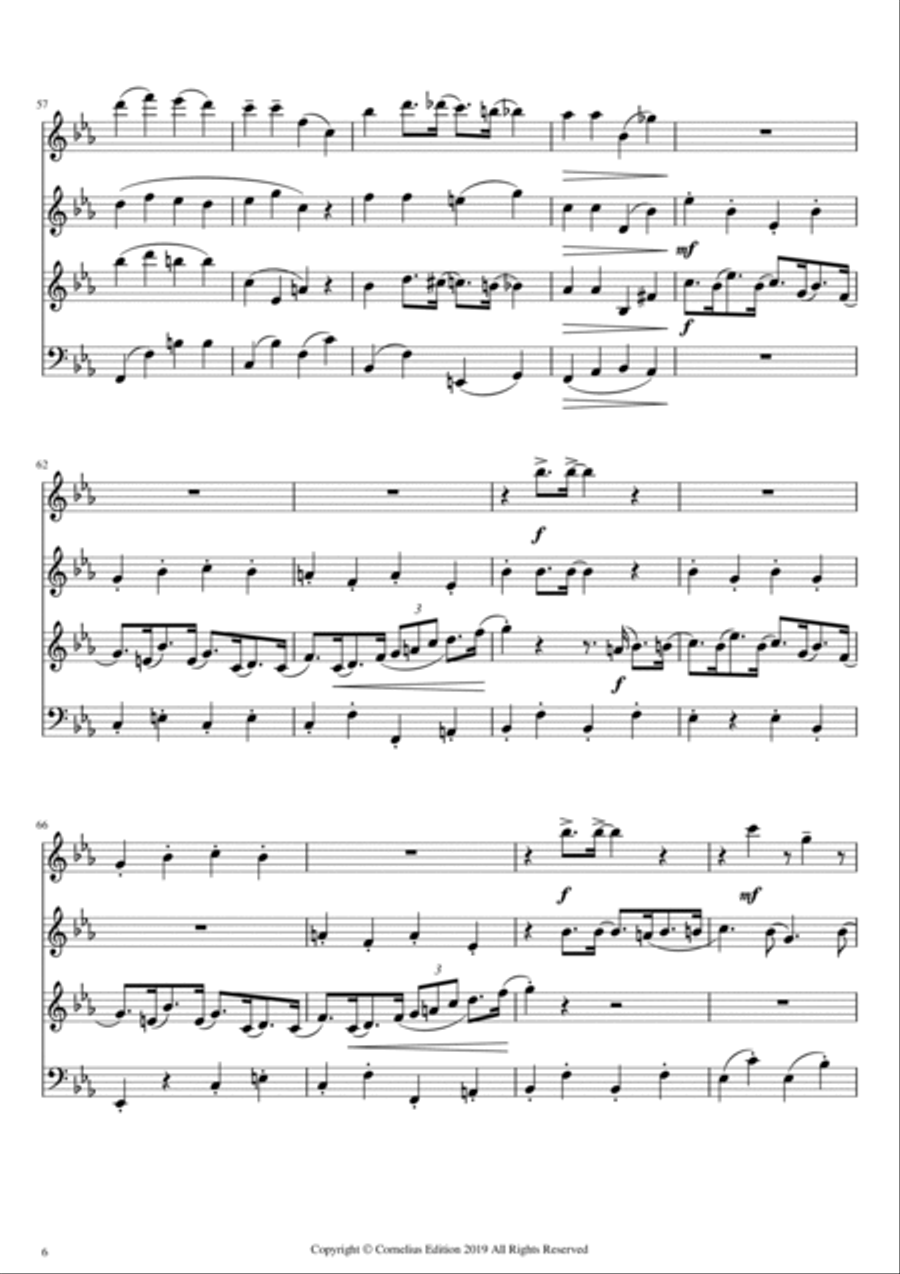 Do Do Do Woodwind Quartet George Gershwin Woodwind Quartet scores gallery preview page 5