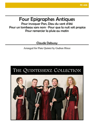 Book cover for Four Epigraphes Antiques for Flute Quintet