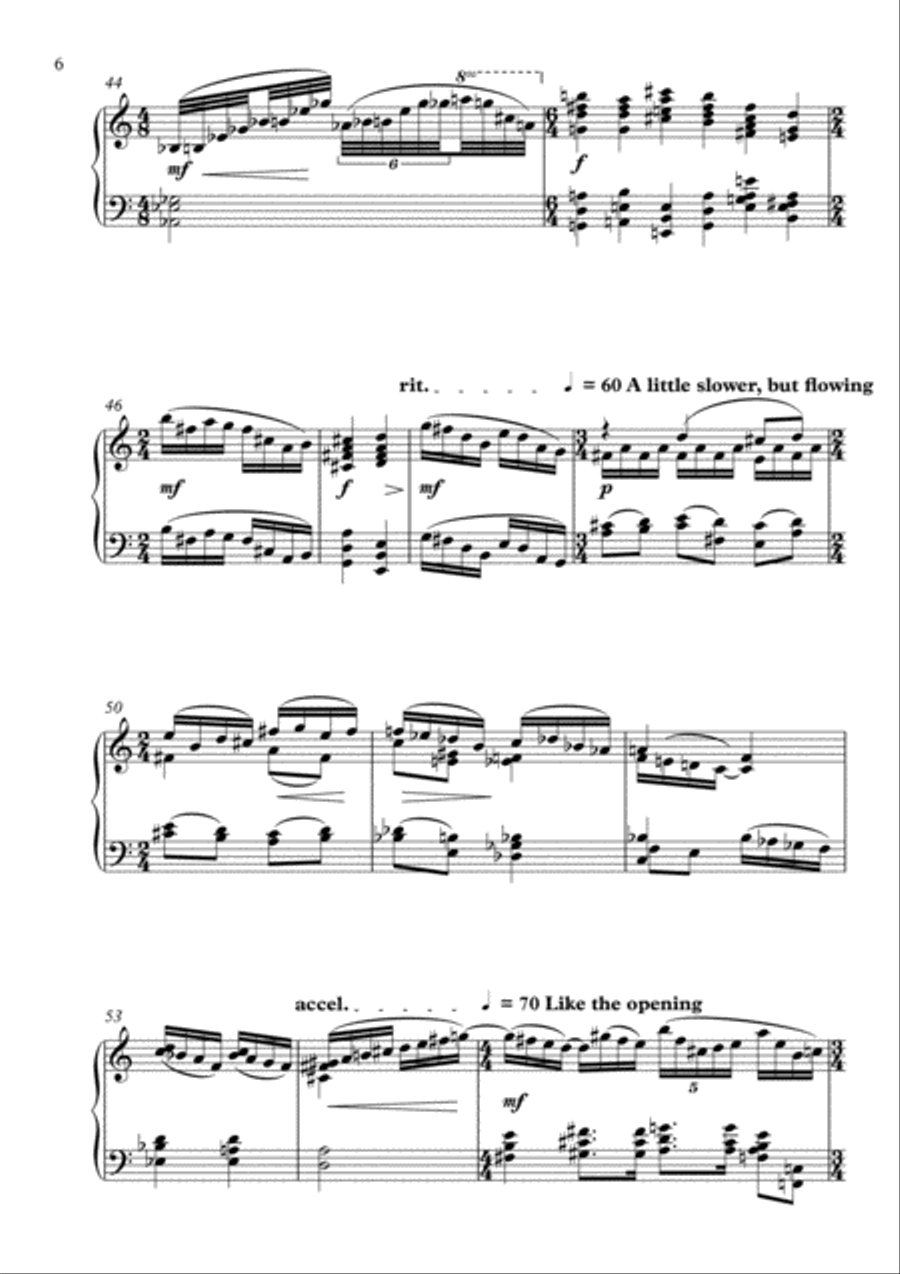 Piano Sonata No.3 Small Ensemble scores gallery preview page 6