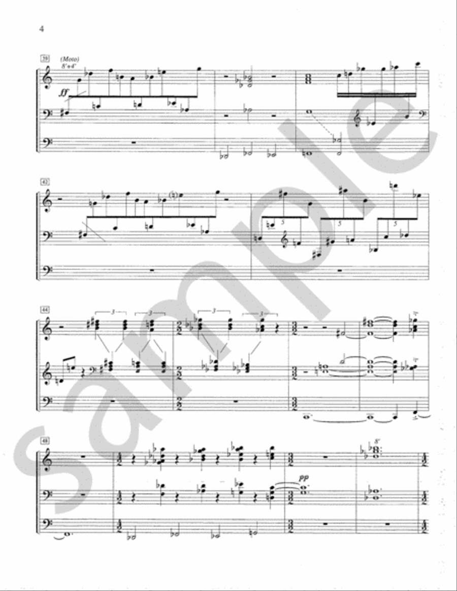 War and Peace Organ Solo scores gallery preview page 6