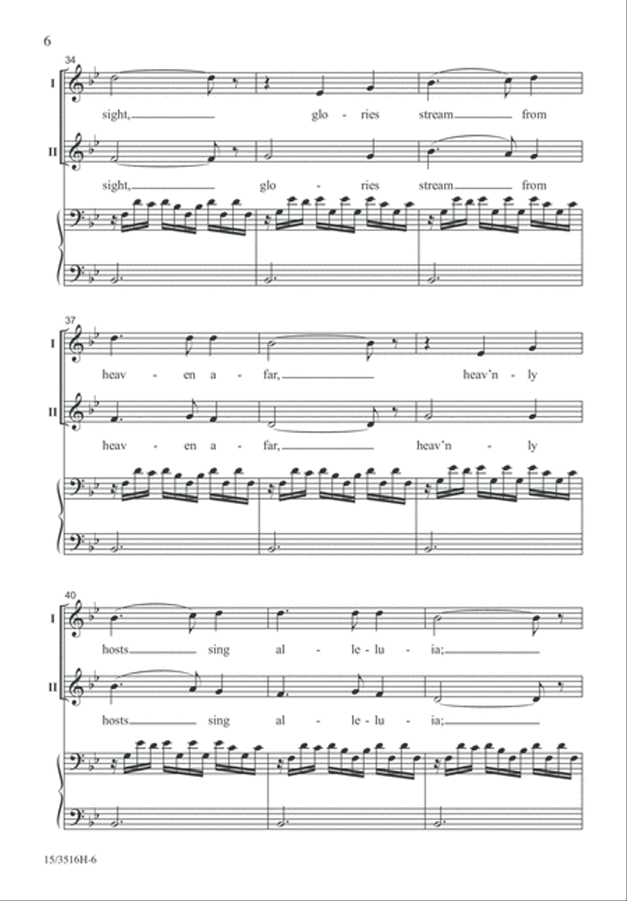 All is Calm, Sleep in Peace 2-Part scores gallery preview page 6