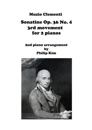 Muzio Clementi Sonatine Op. 36 No. 4 Third Movement for 2 Pianos