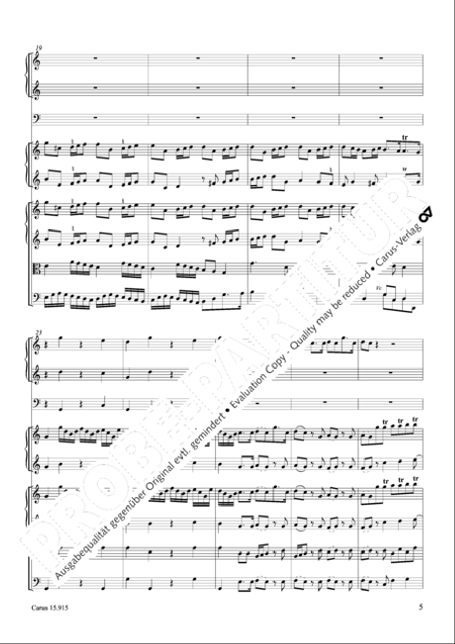 Suite in C minor Oboe scores gallery preview page 6