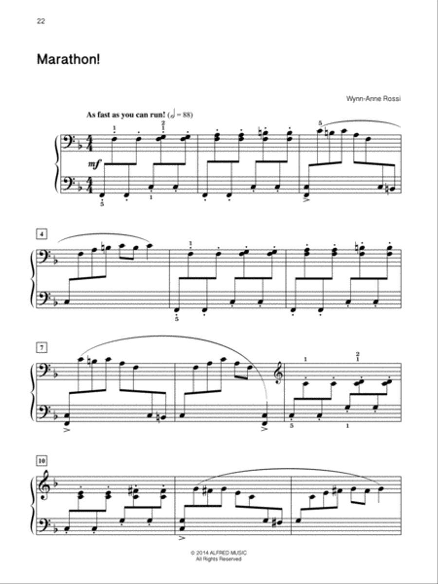 One of a Kind Solos, Book 2 Easy Piano scores gallery preview page 5