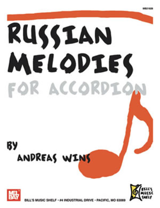 Book cover for Russian Melodies for Accordion
