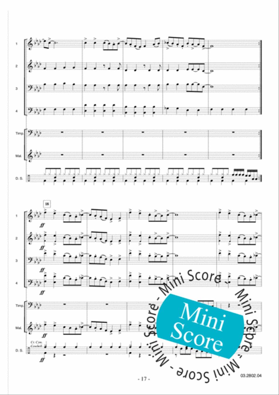 Adventure Games Concert Band scores gallery preview page 21