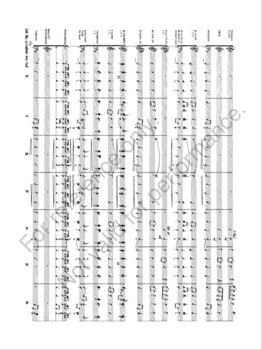 Chorale Prelude On A German Hymn Tune Concert Band scores gallery preview page 8