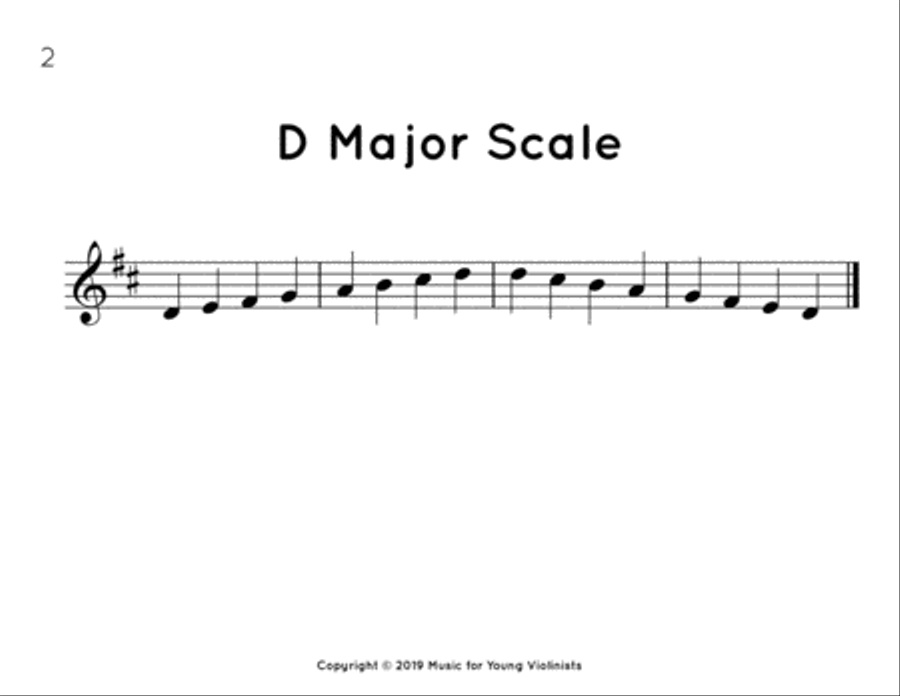 LARGE Print Music for Beginning Violin Violin Solo scores gallery preview page 6