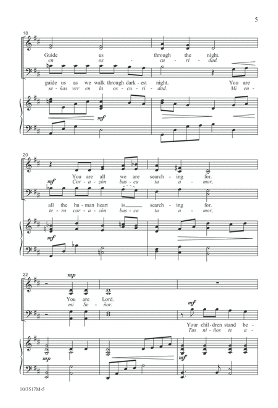You Are Lord 4-Part scores gallery preview page 5