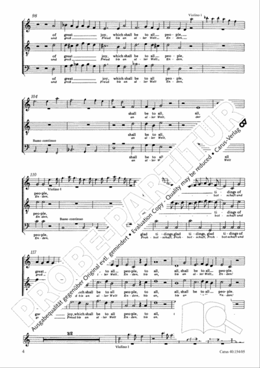 Behold, I bring you glad tidings ATB scores gallery preview page 5
