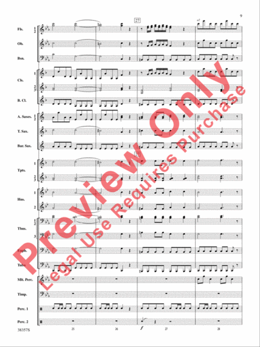 A Classic Christmas A Classic Christmas Concert Band scores gallery preview page 10