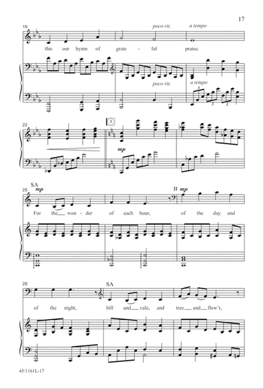 Hymns We Love to Sing Hymns We Love to Sing 3-Part scores gallery preview page 18